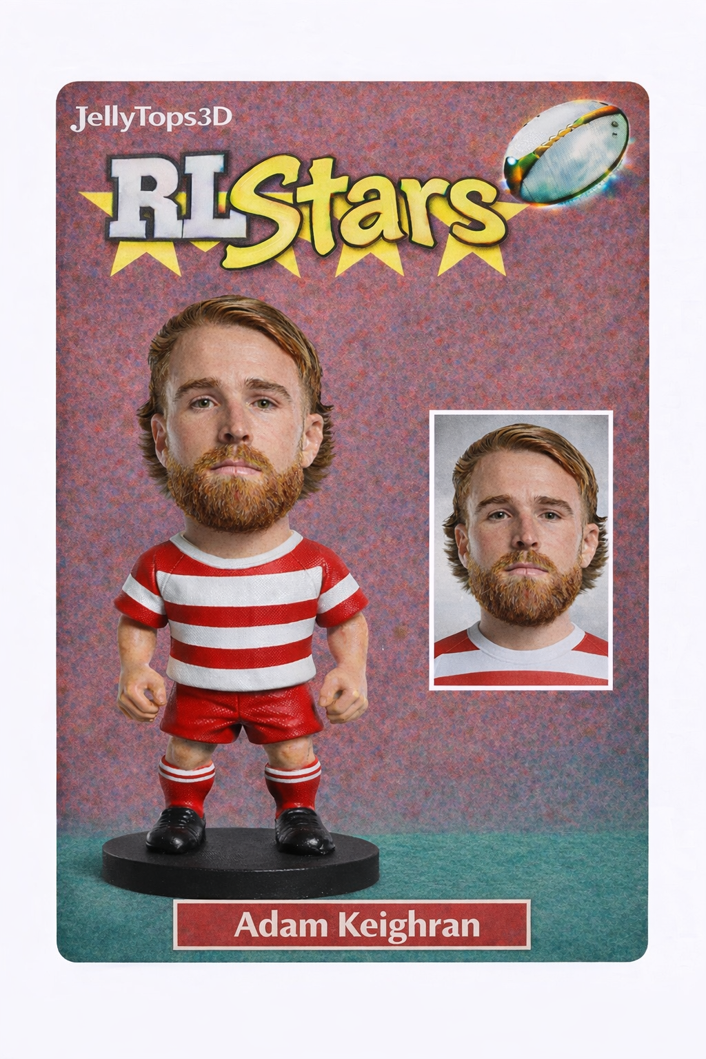 Adam Keighran Mini Rugby League Figure