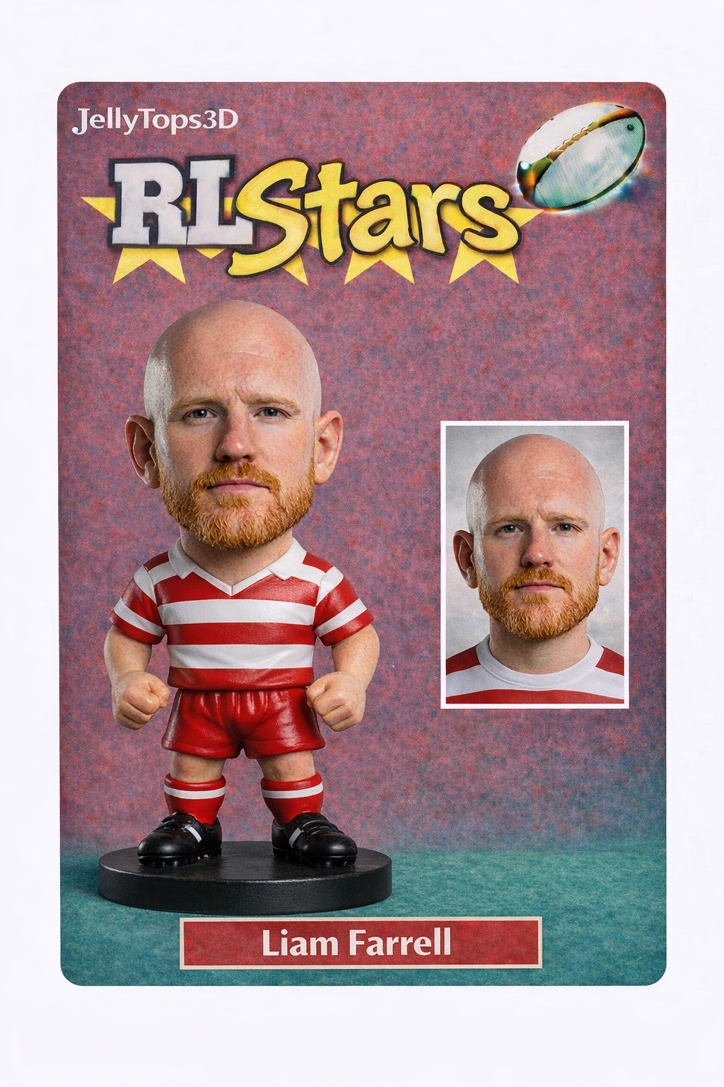 Liam Farrell Mini Rugby League Figure